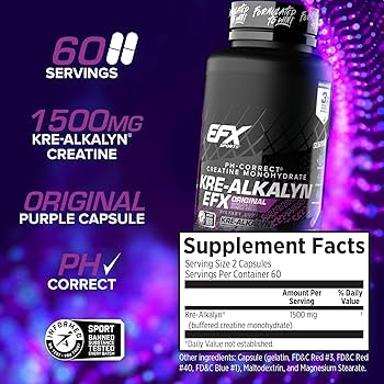 Amazon.com: EFX Sports Kre-Alkalyn EFX | pH Correct Creatine