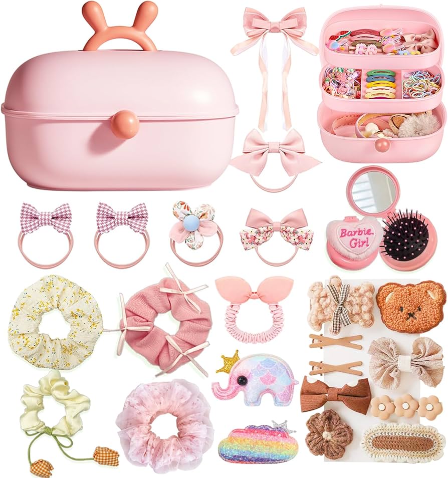 Amazon | Luxureux 女の子 ヘアアクセサリーセット ヘアアクセサリー