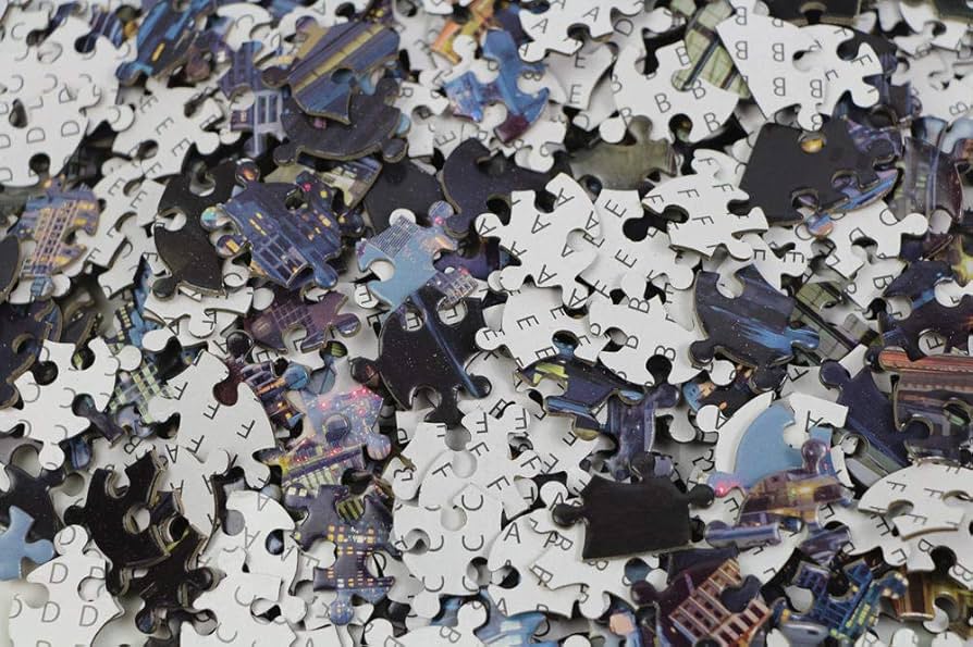 Amazon | ジグソーパズル1000ピースパズルモトクロスパターン家族の