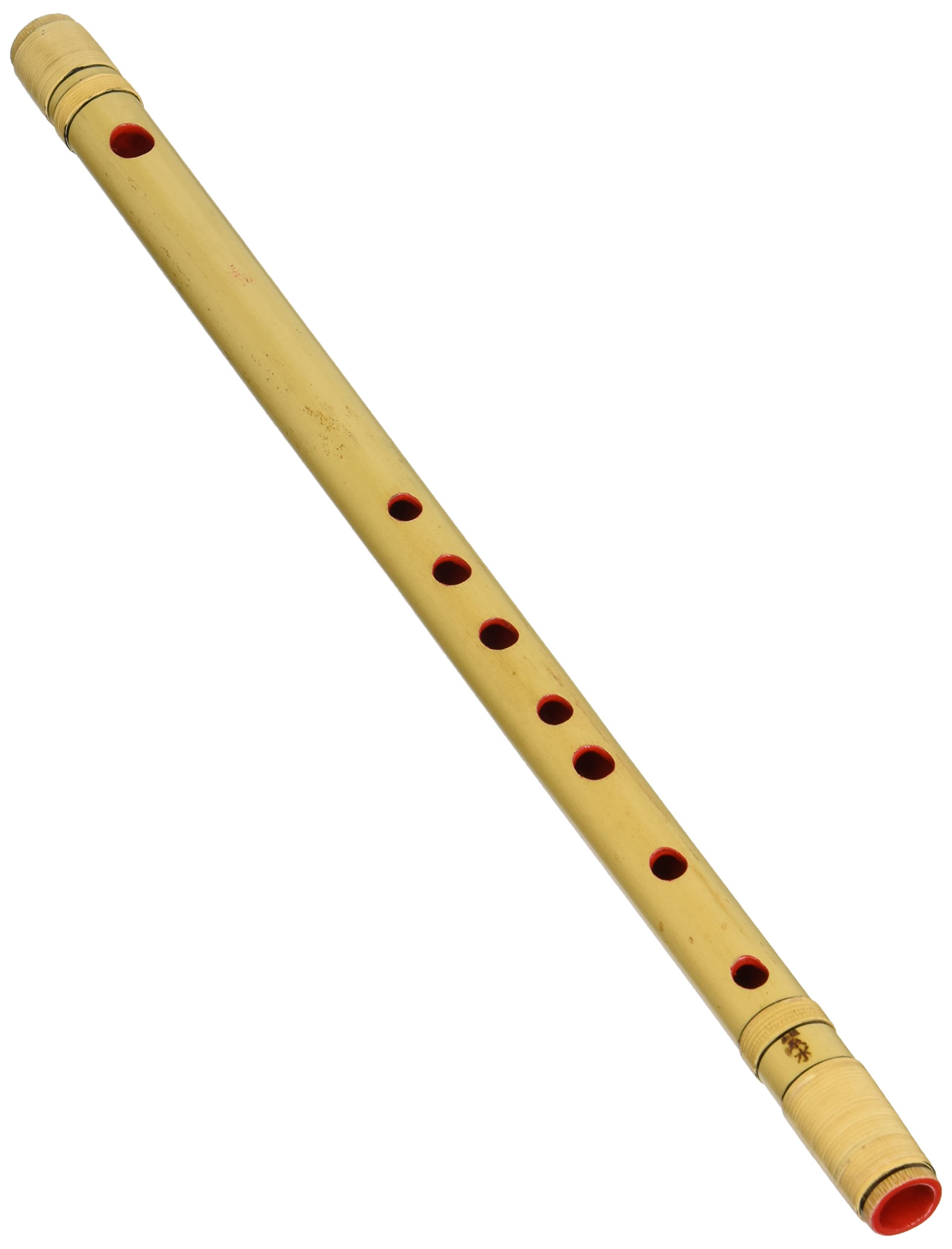 Amazon.co.jp: 大岡紫水 篠笛 民謡笛(洋音階) 籐両巻 7穴 8本調子