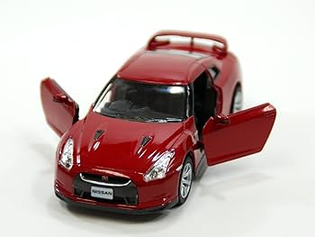 Amazon | KiNSMART 1:36 日産 GTR R-35 ワインレッド ウィンドウ
