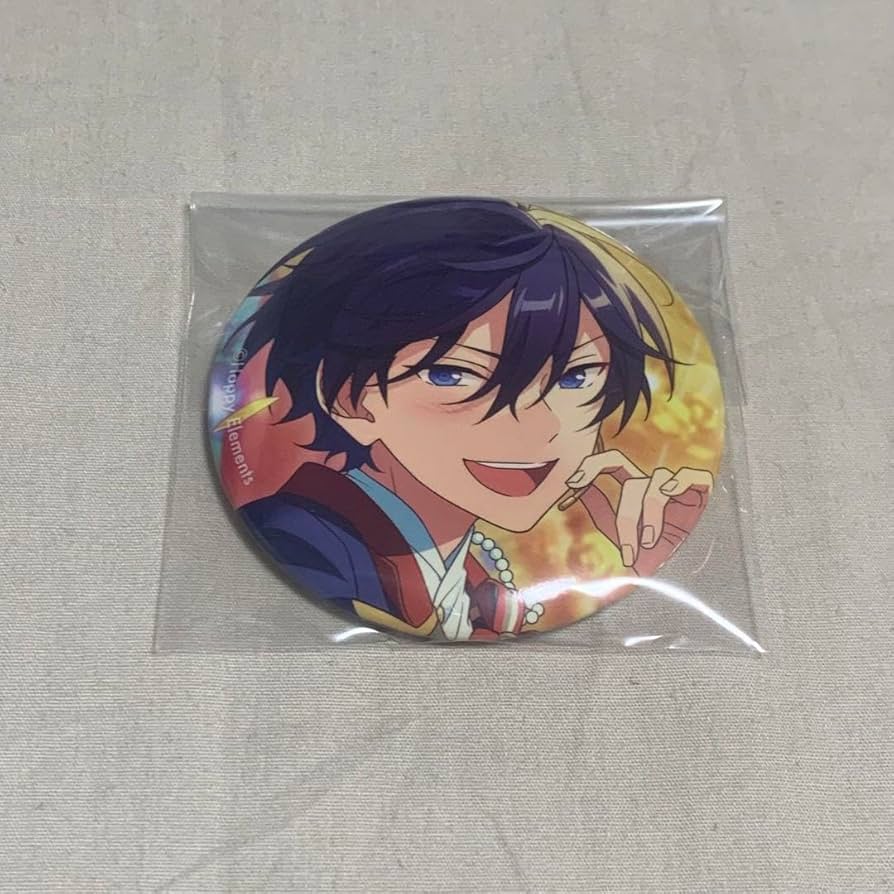 あんスタ 氷鷹北斗 テーマ缶 95点 氷鷹北斗 あんスタ 缶バッジ テーマ