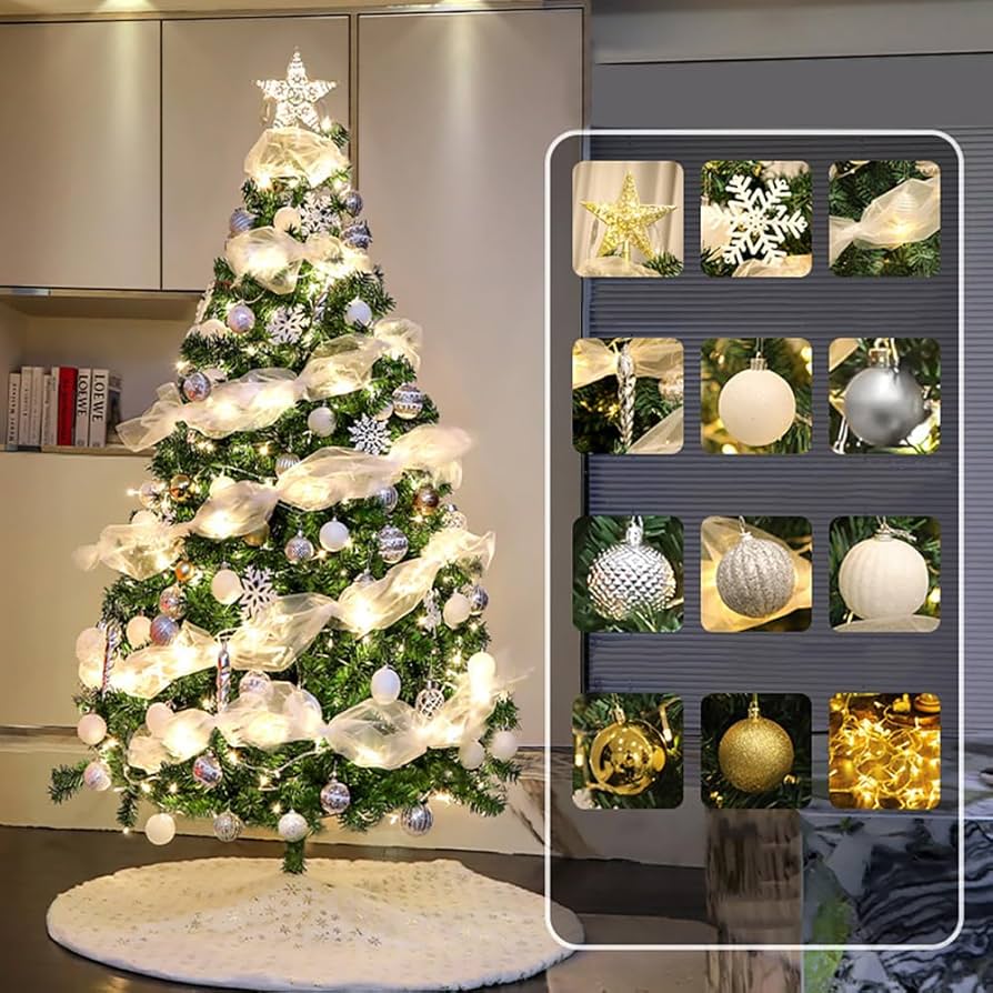 Amazon.co.jp: クリスマスツリー 150CM/180CM/210CM もみの木 LED