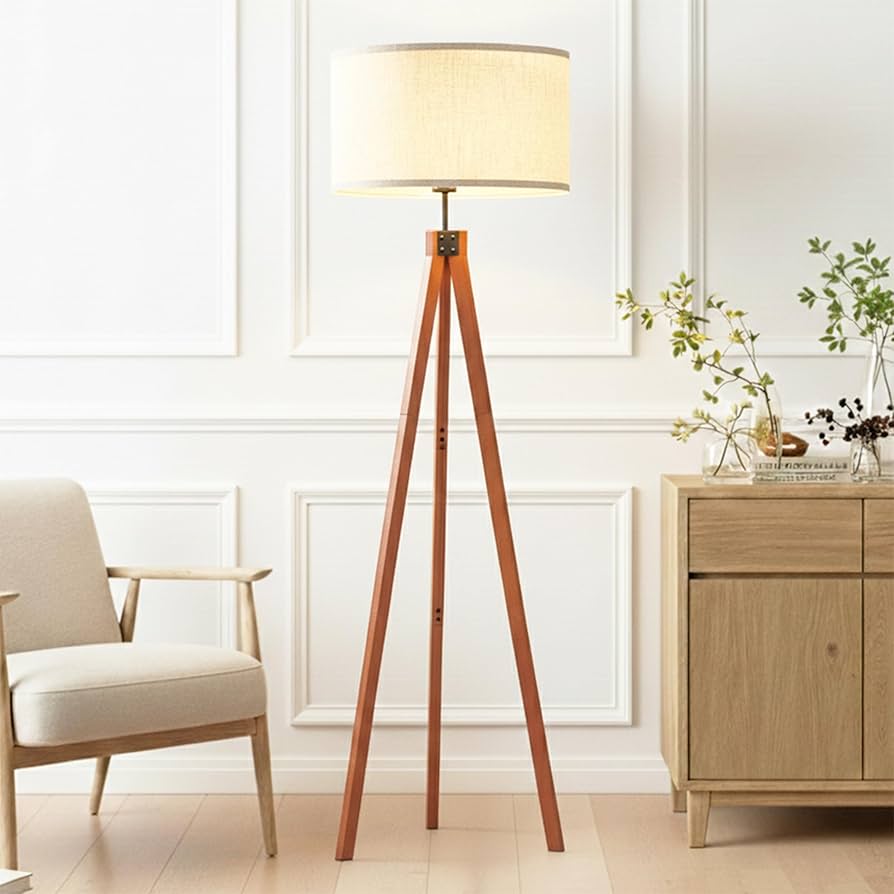 Brightech Eden Tripod Floor Lamp, Dimmable Standing Lamp with