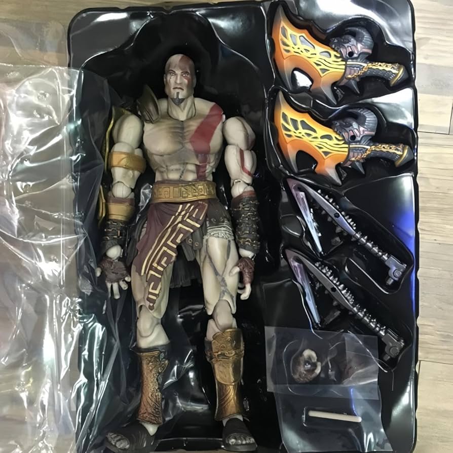 Amazon.com: Caolun Play Arts Kai God War Kratos （10in） Action