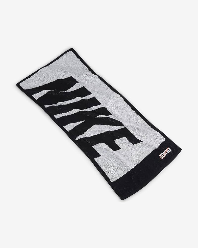 Amazon | ナイキ(NIKE) スポーツタオル ホワイト/ブラック F