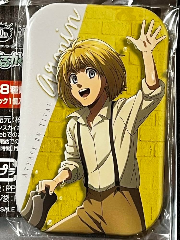 Amazon.co.jp: まるかく缶バッジ3 進撃の巨 アルミン 缶バッジ 幼少期