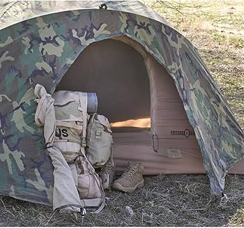 Amazon | 米軍 余剰 USMC コンバット 2 マン テント 中古 | U.S.