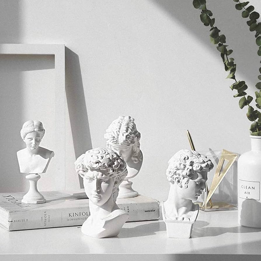 Amazon.co.jp: akindou 自宅が美術館 石膏像風 人物像 シリーズ 割れ