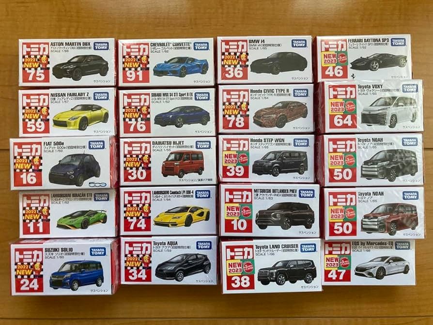 Amazon.co.jp: トミカ 初回 新車シール 20台セット 2022年 2023年 希少