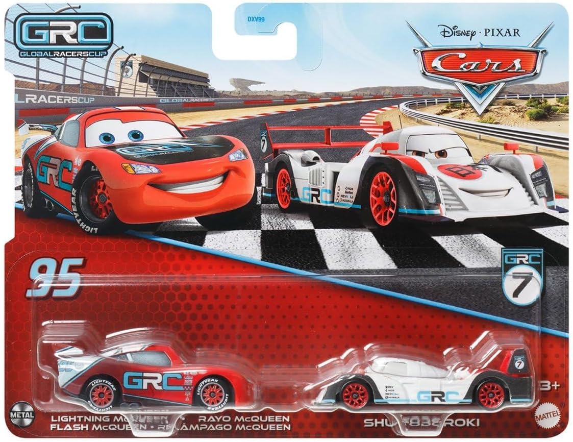Amazon.com: Mattel Cars 3 Diecast 1:55 Scale GRC Racers 2 Pack of