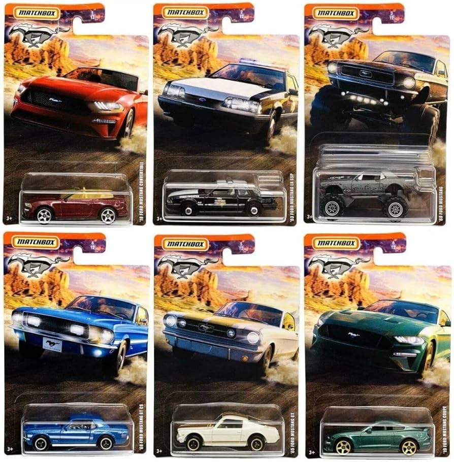 Amazon.com: Matchbox 2020 Ford Mustang Special Edition Series Set