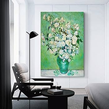 Amazon.co.jp: フィンセント・ファン・ゴッホ『花瓶のバラ』ポスター