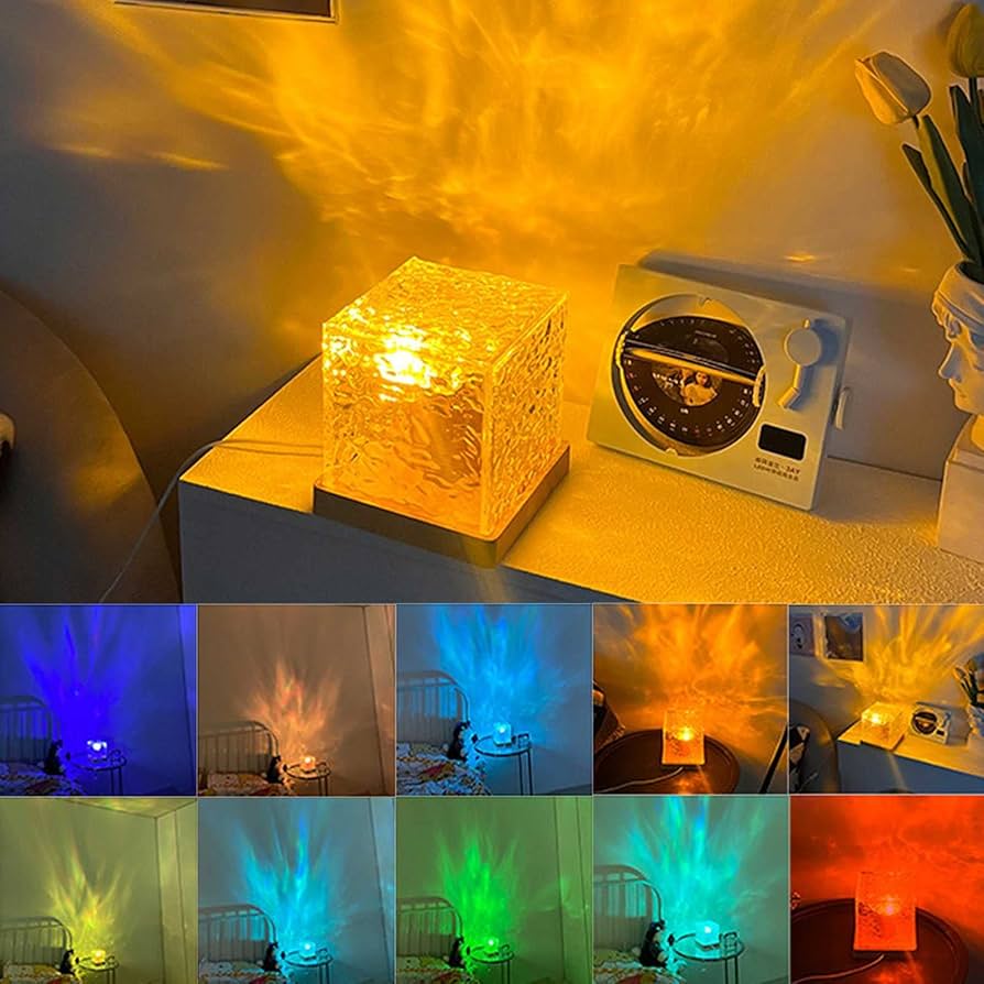 Amazon.co.jp : 回転式ウォーターパターンランププロジェクション、16