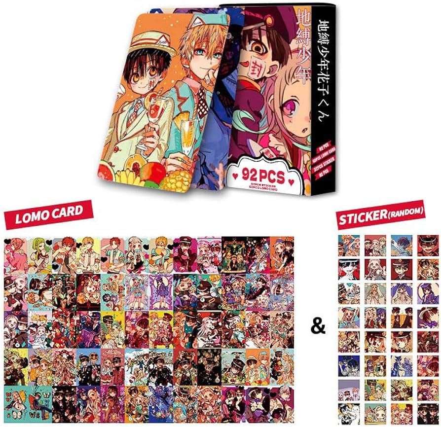 Amazon.co.jp: 地縛少年花子くん LOMOカード ステッカー 60トレカ+32