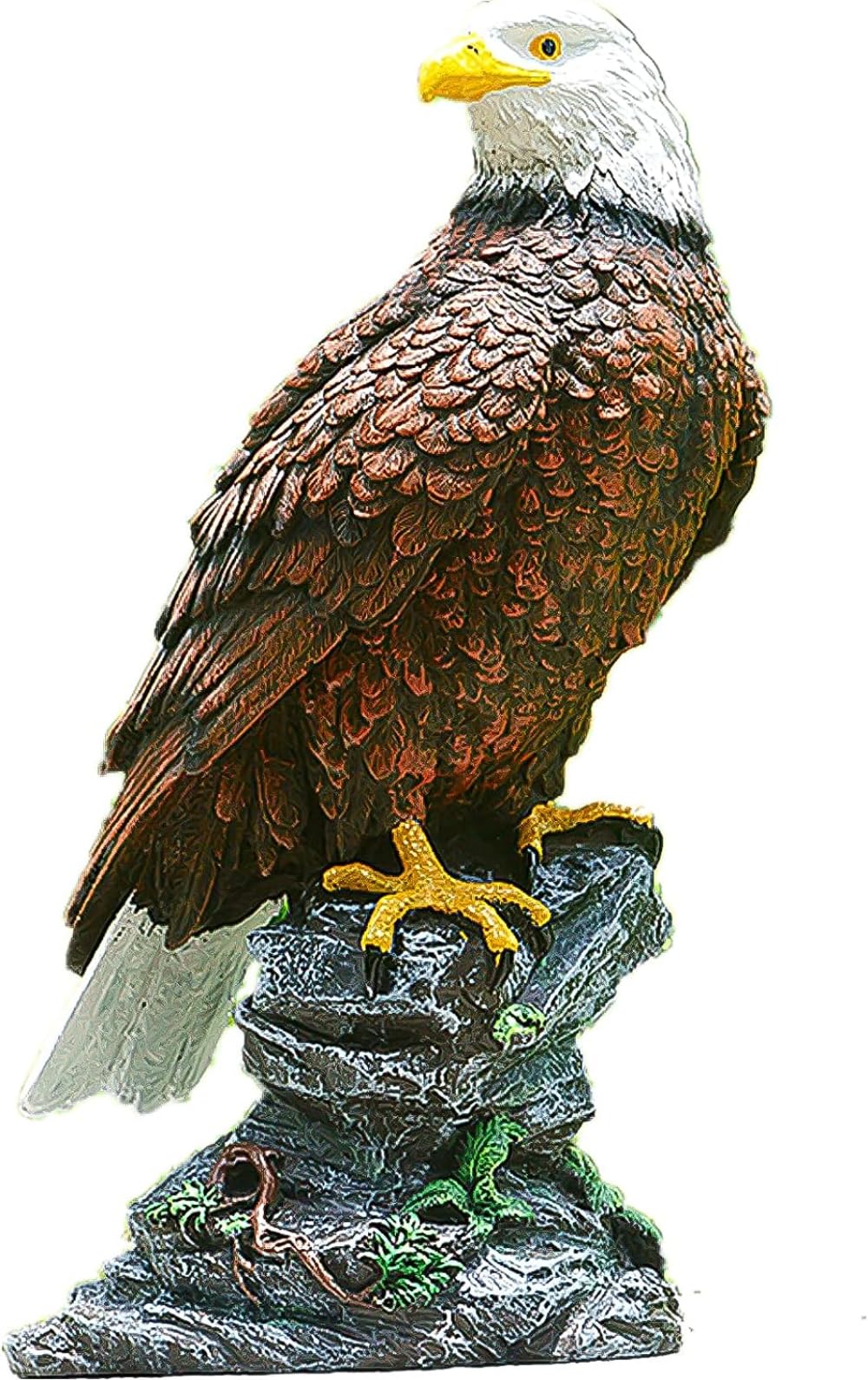 Amazon | 猛禽類最強 鷲 ワシ 鷹 置物 ミスターイーグル 本物そっくり