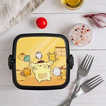 Amazon | ポムポムプリン 弁当箱 ランチボックス 二段 抗菌 お弁当箱
