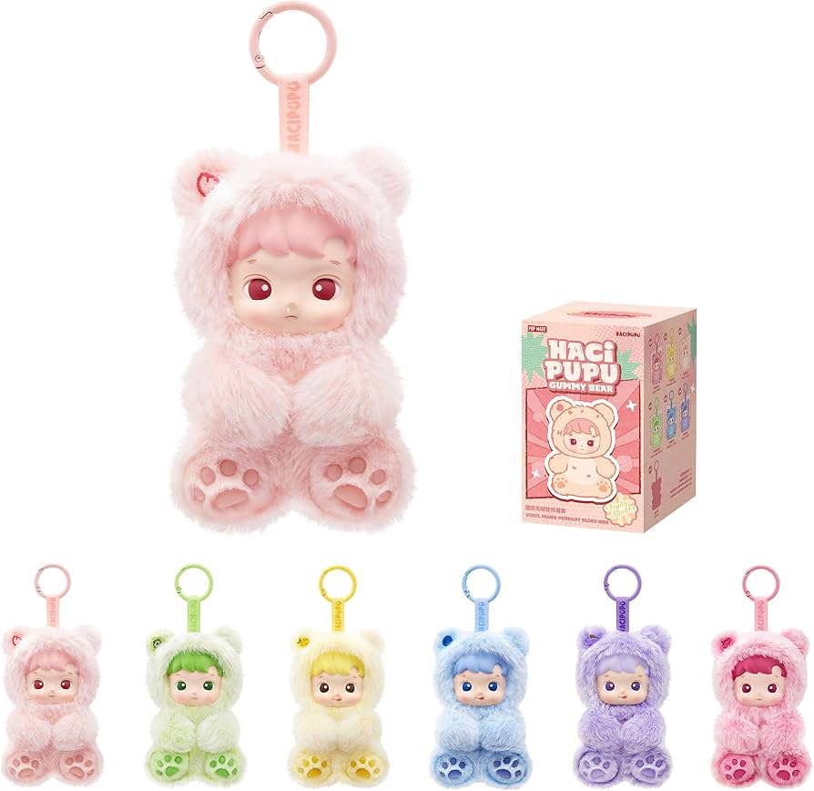 Amazon.com: POP MART HACIPUPU Gummy Bear Series-Vinyl Plush