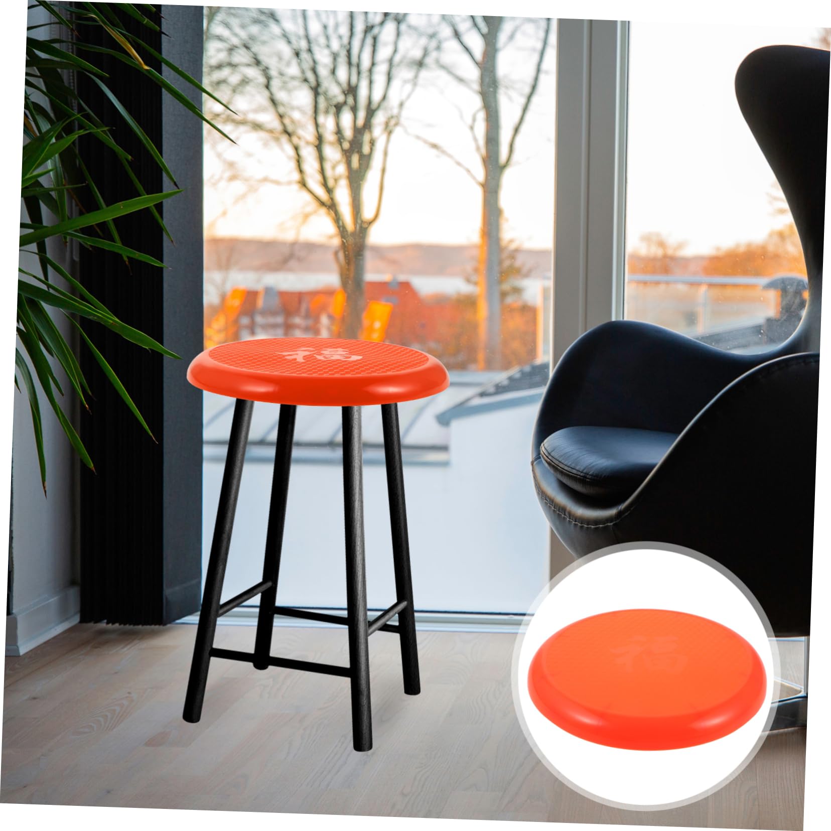 Amazon｜CAXUSD ラウンドスツール用プラスチック製座面交換パーツ 耐久