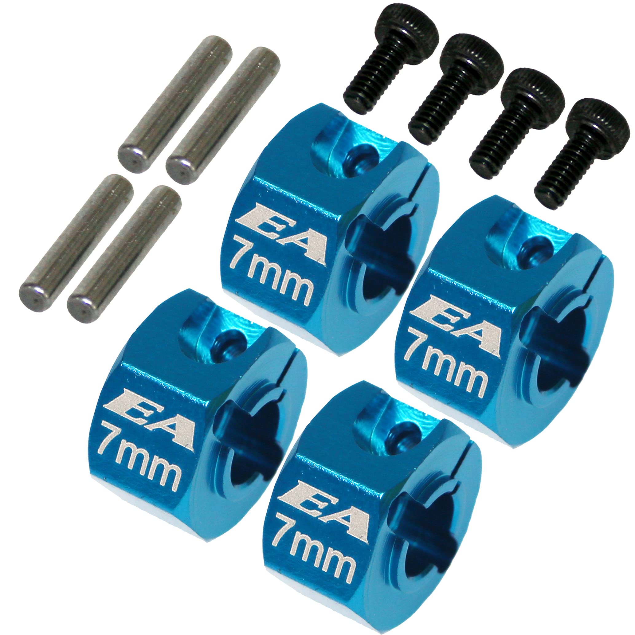 Amazon | TT02ﾎｲﾙｱﾀﾞﾌﾟﾀｰ 7mm/ 4pcs[#TT02-22U2-N4] [イーグル模型