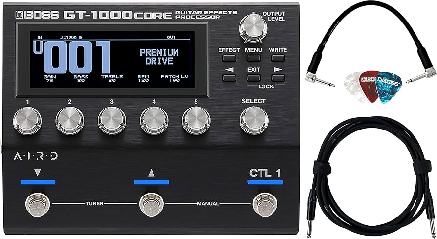 Amazon.com: Boss GT-1000CORE Guitar Effects Processor Bundle with