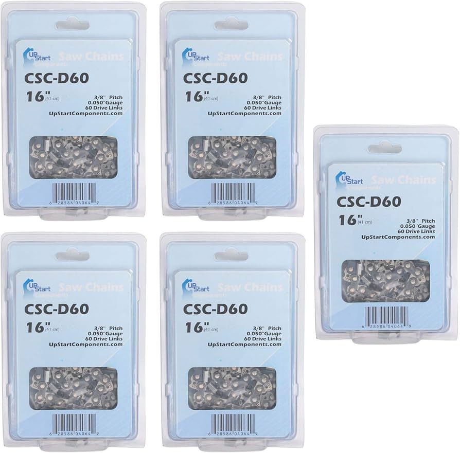 Amazon.com: UpStart Components 5-Pack 16-Inch Chainsaw Chain