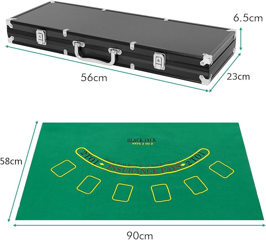 Amazon | BestBuy ポーカーチップ 500枚 数字入り ポーカーセット