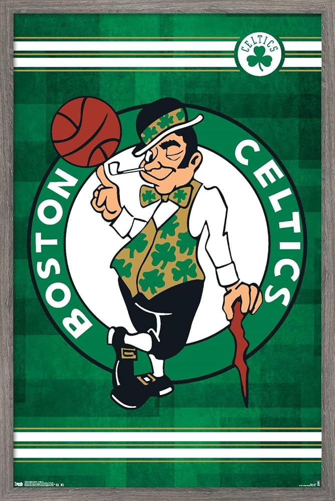 Amazon.com: Trends International NBA Boston Celtics - Logo 14 Wall