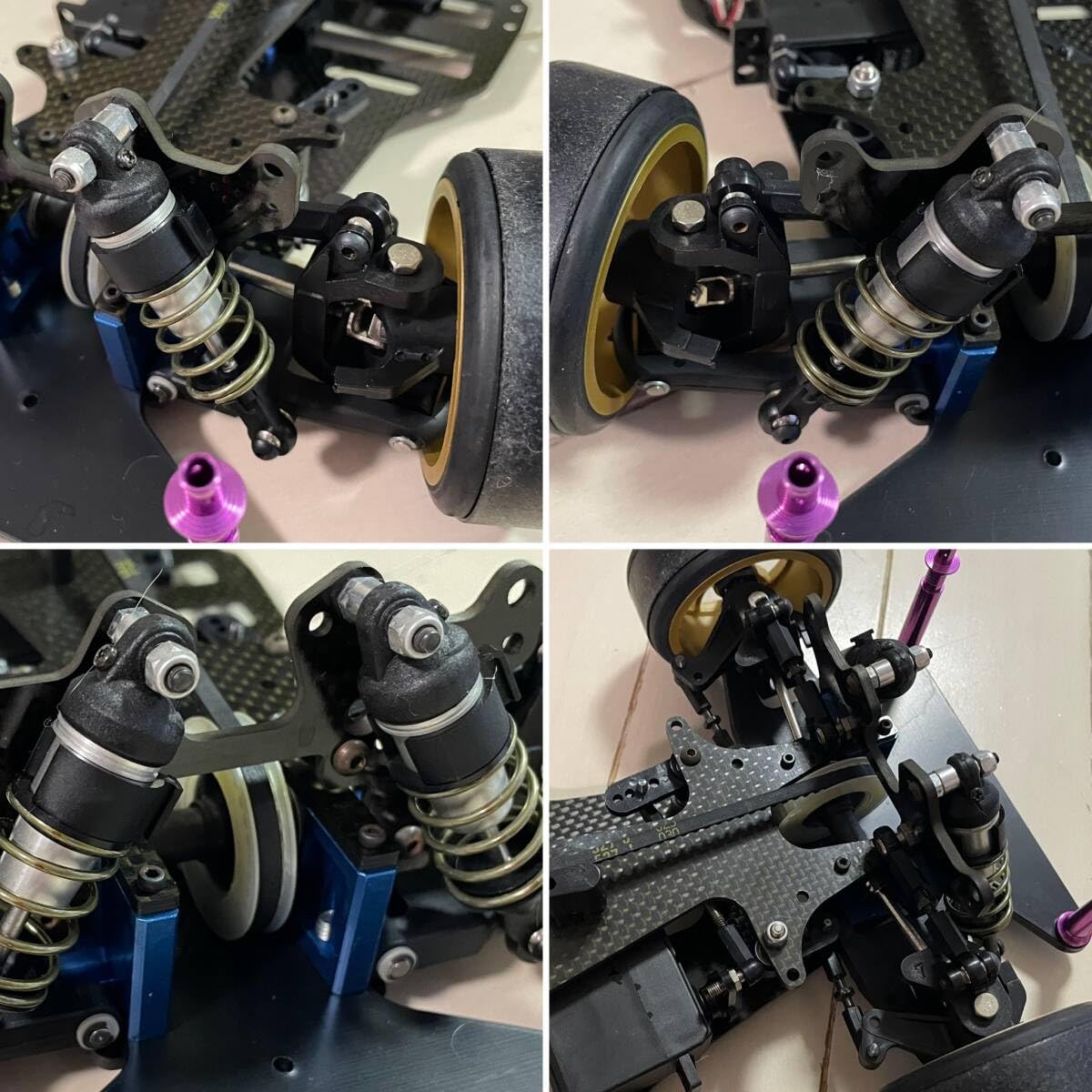 Amazon | 込み！ヨコモ YR-4 M2？カーボンシャーシ&アルミパーツ付