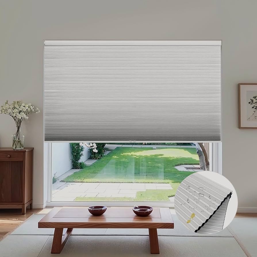 Amazon｜Adliy ハニカムシェード 突っ張り式ロールスクリーン ミニ