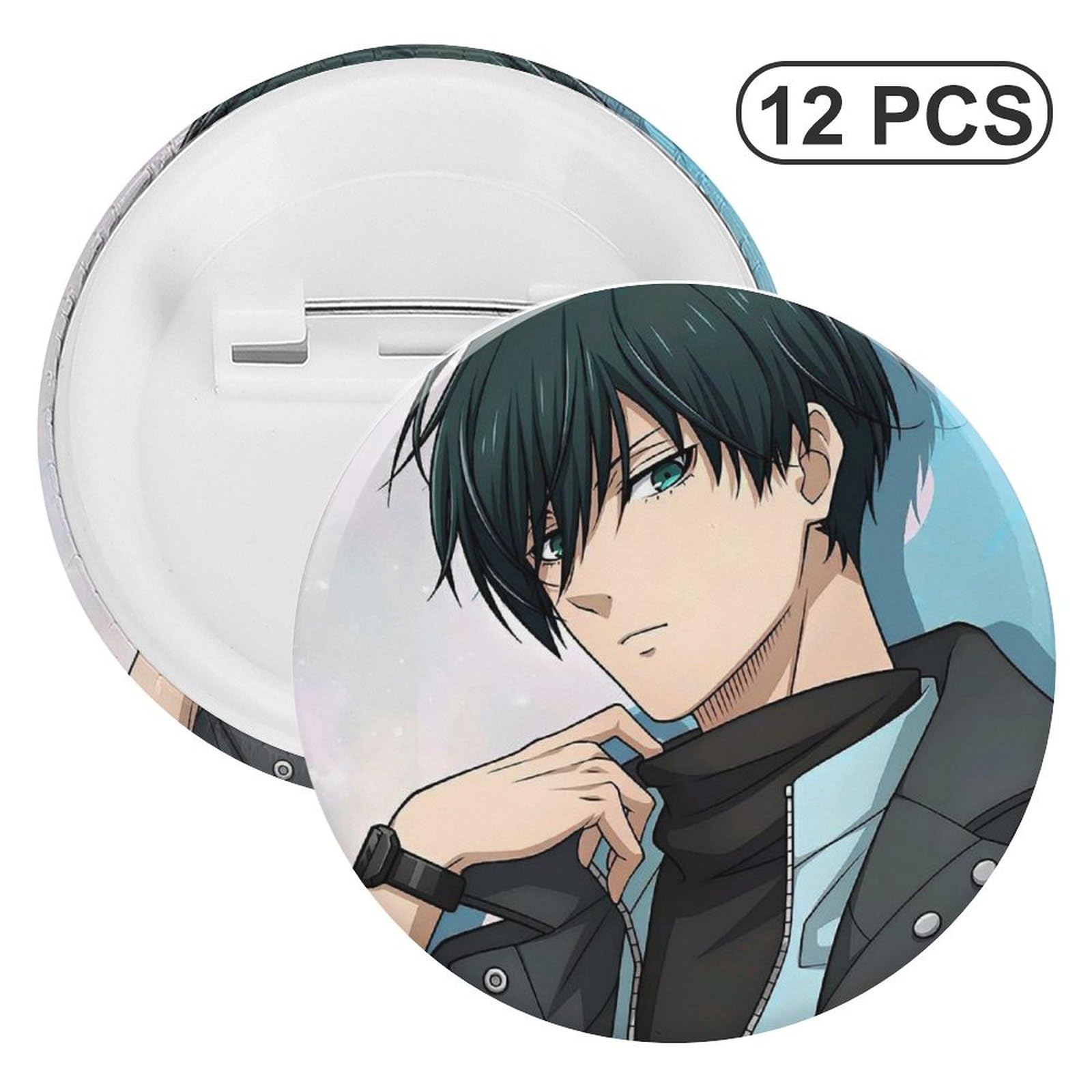 Amazon.co.jp: ブルーロック 糸師凛 缶バッジ ばね針式 同人グッズ