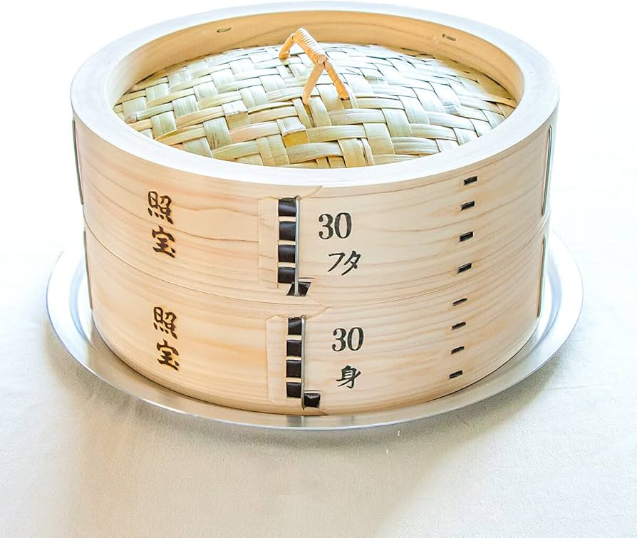 Amazon｜照宝 中華せいろ 桧製 蒸し板セット φ30cm｜蒸し器・せいろ