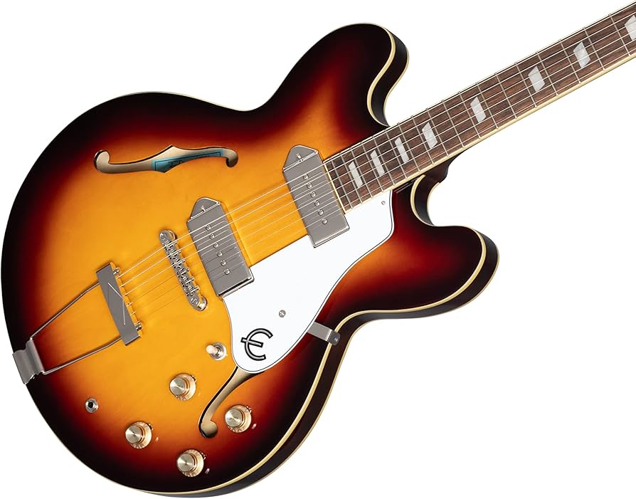 Amazon.com: Epiphone Casino Archtop Hollowbody, Vintage Sunburst