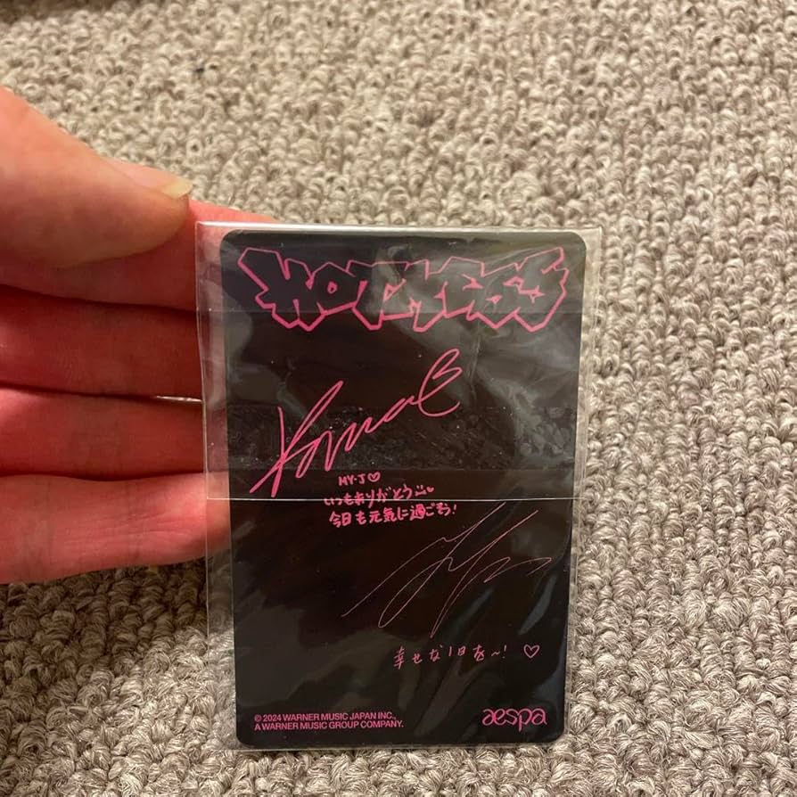 Amazon.co.jp: aespa ニンニン カリナ ユニットトレカ A賞 ニンカリ