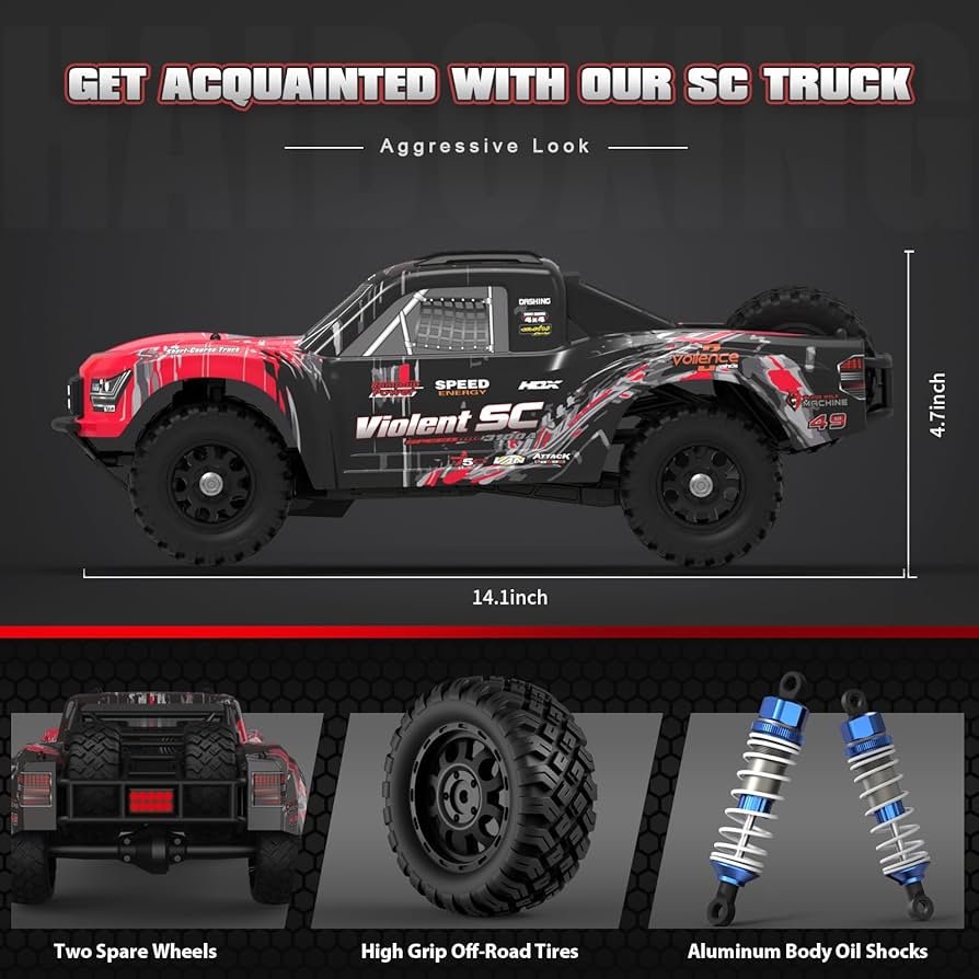 Amazon.com: HAIBOXING 3100A 4X4 Off-Road Brushless RC Short-Course