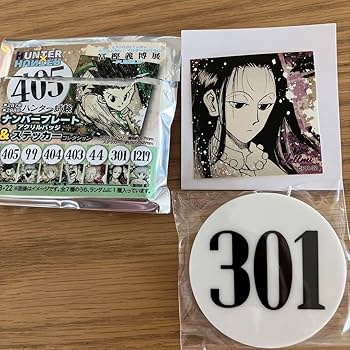 Amazon.co.jp: HUNTER×HUNTER イルミ ナンバープレート 冨樫義博展