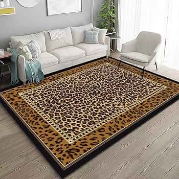 Amazon.co.jp: [YXSNG] ラグ マット 絨毯 豹柄ラグ ヒョウ柄 マット