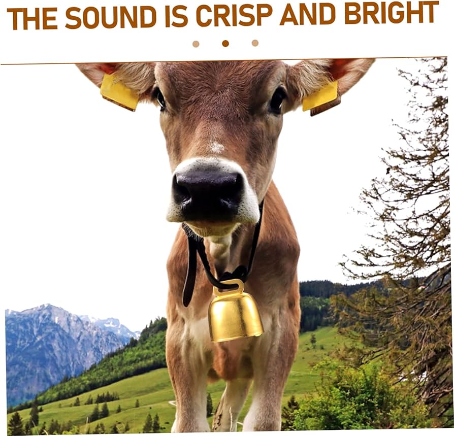 Amazon.co.jp: Toddmomy 10個属製牛鈴 ヴィンテージスル 大音量 ペット