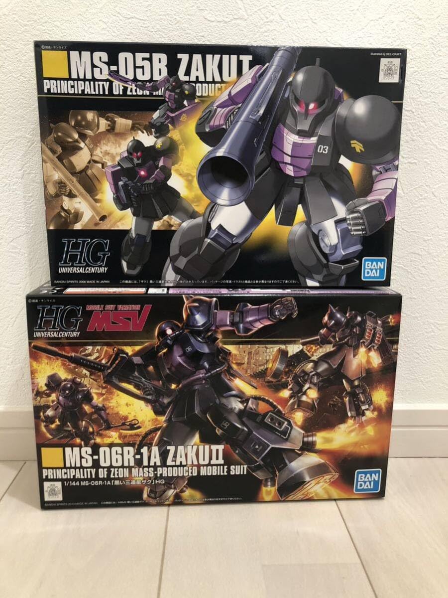 Amazon | 未開封！HGUC 1/144 ザクI 黒い三連星仕様 HG MS-06R-1A 黒い