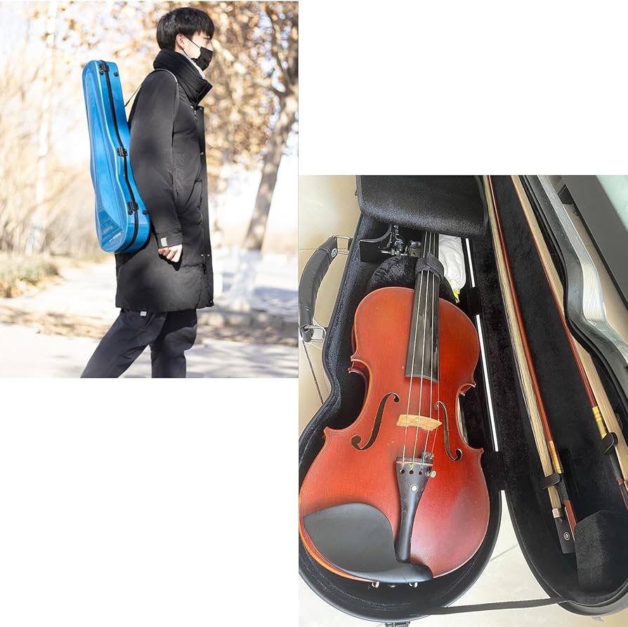 Amazon.co.jp: バイオリンボックス、4/4 3/4 耐久性 バイオリンケース
