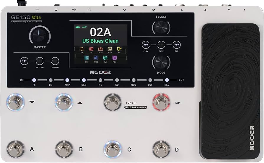 Amazon.com: MOOER GE150 Max New Era Guitar Amp Modelling Multi