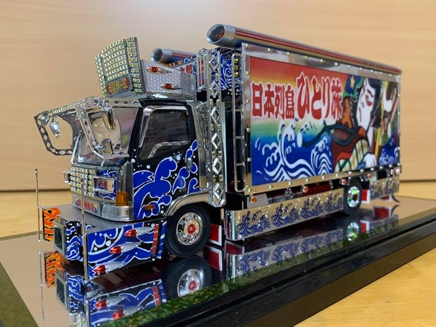 Amazon.co.jp: デコトラプラモデル 初代ミスターZ 4tデコトラ七星丸