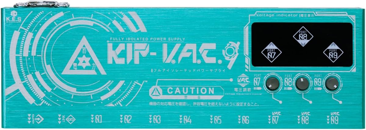 K.E.S KIP-V.A.C.9 - 6.5V〜18Vポート3つ、9.8Vポート6つ装備したフル