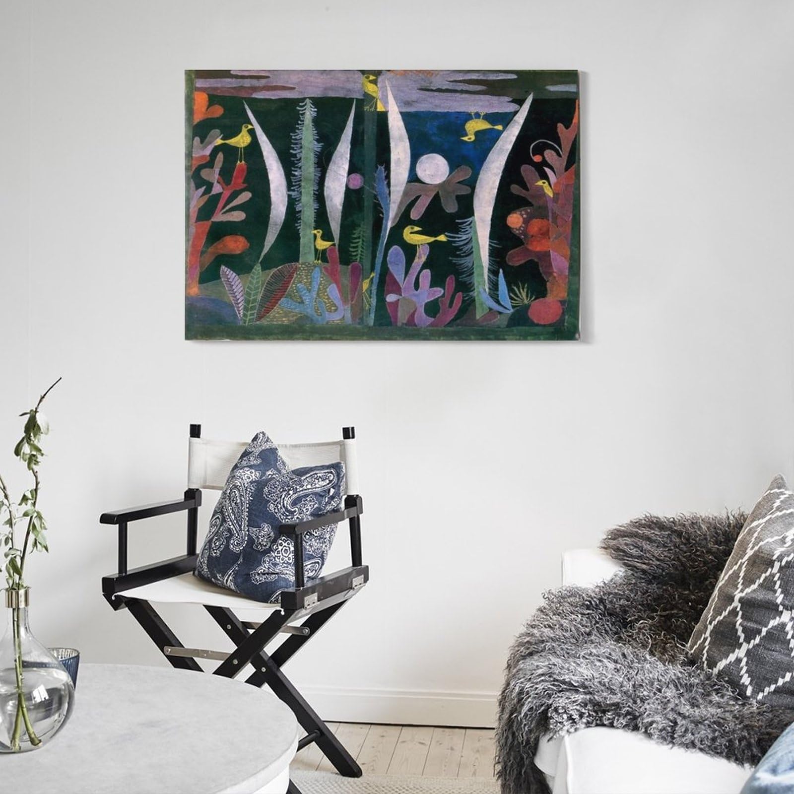 Amazon.co.jp: Paul Kleeパウル・クレー代表作「黄色い鳥のいる風景