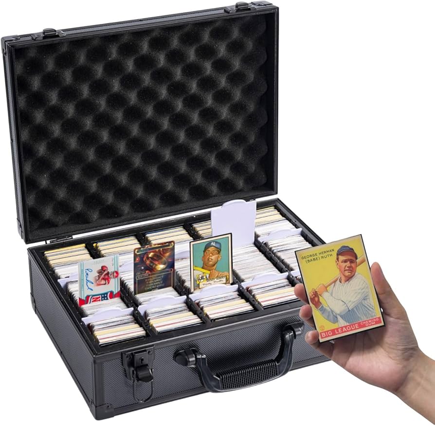 Amazon.com: KUOOKING Premium Trading Card Storage Box Holds 3750