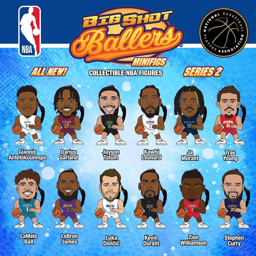 Amazon.com: TeenyMates Party Animal Big Shot Ballers 2022-23 NBA