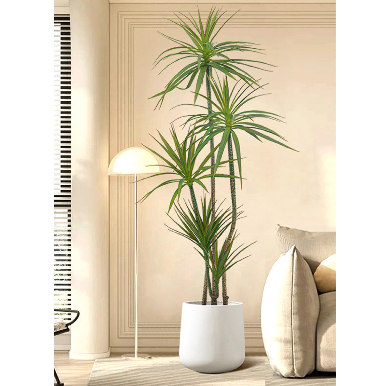 Amazon｜HGJH アレカヤシ フェイクグリーン 160cm 大きい 鉢付き 人工