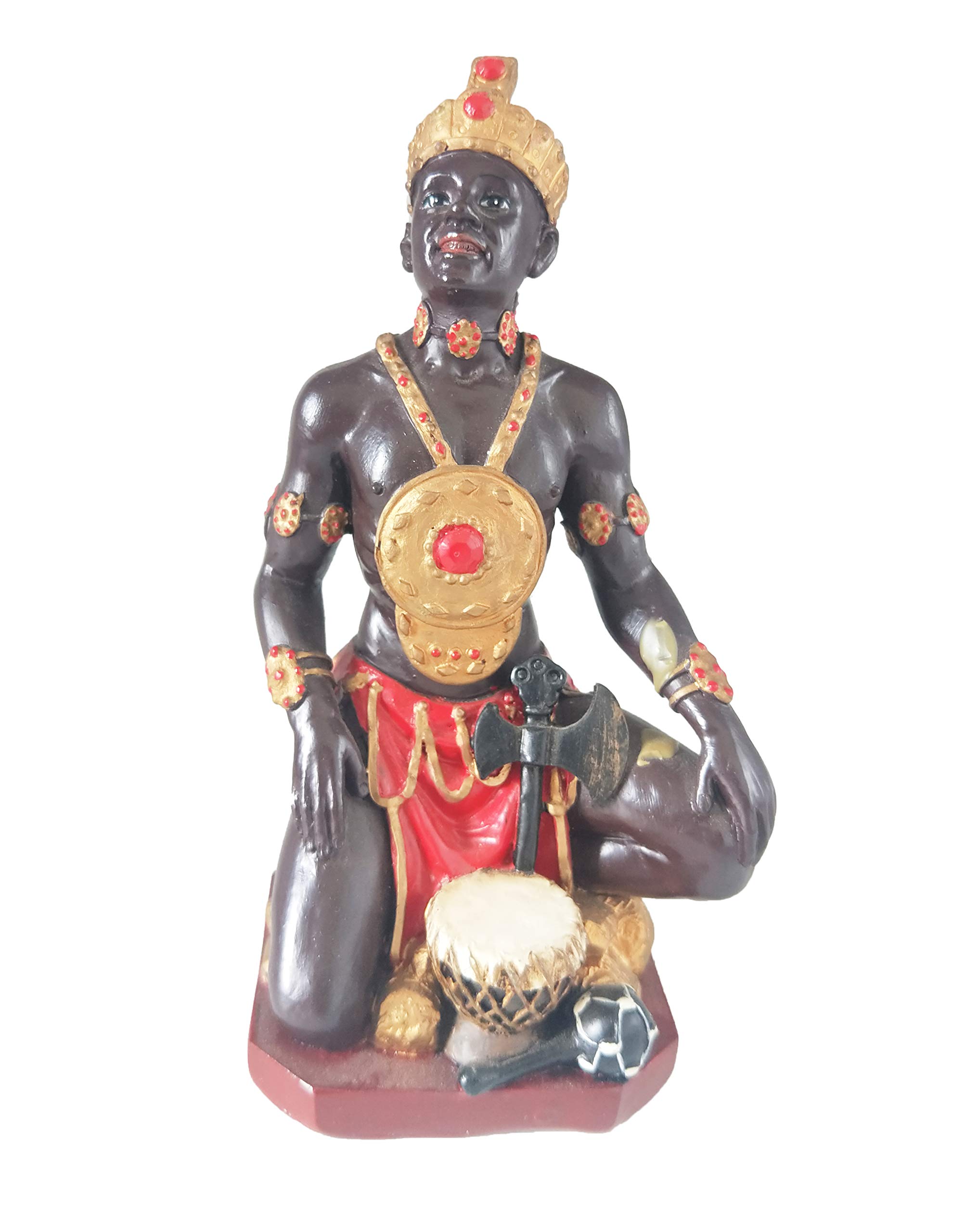 Amazon.com: Orisha Shango Chango Statue - African Estatua (5 Inch