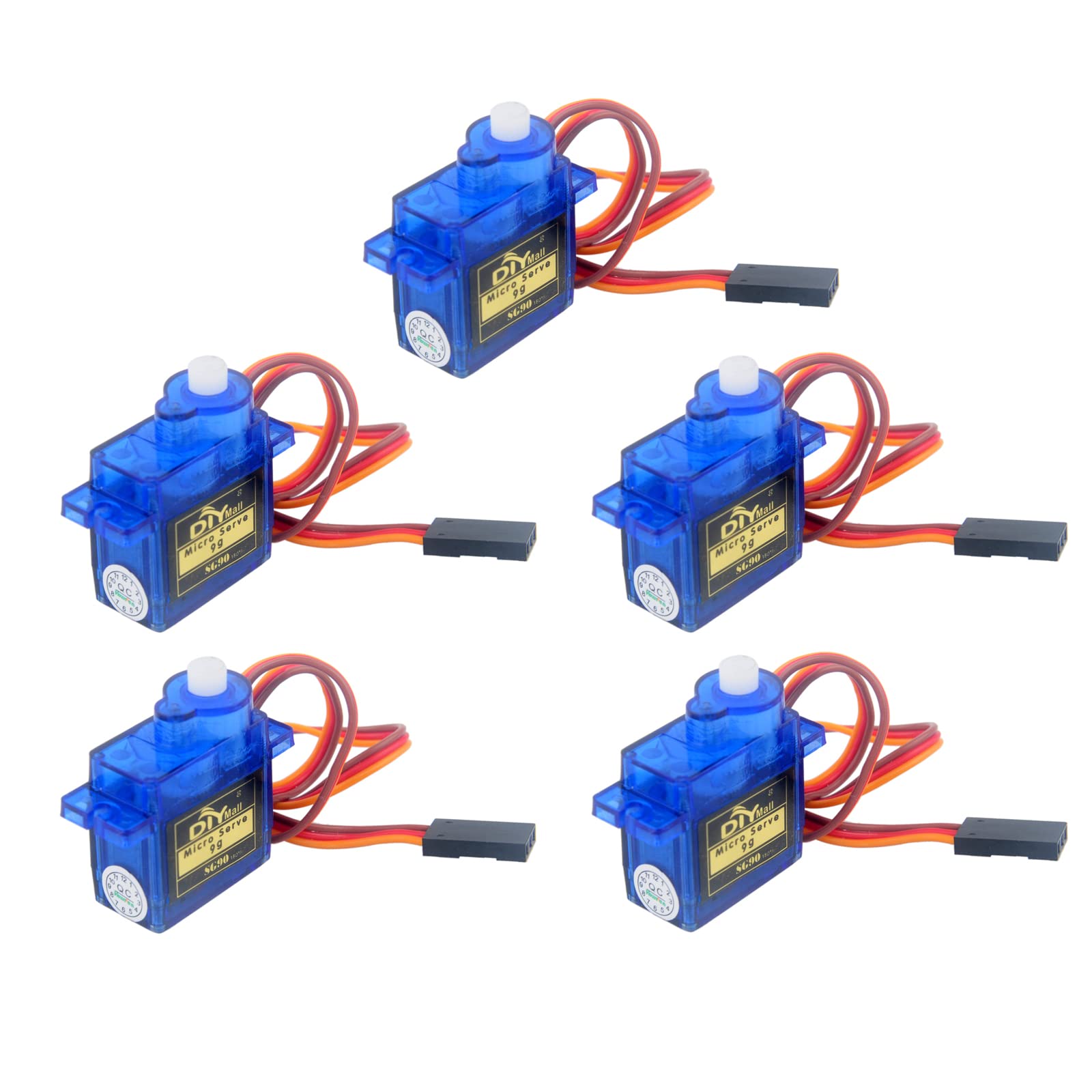 Amazon | RCmall 5個 SG90 9g サーボ Servo、RC飛行機ヘリコプター/RC