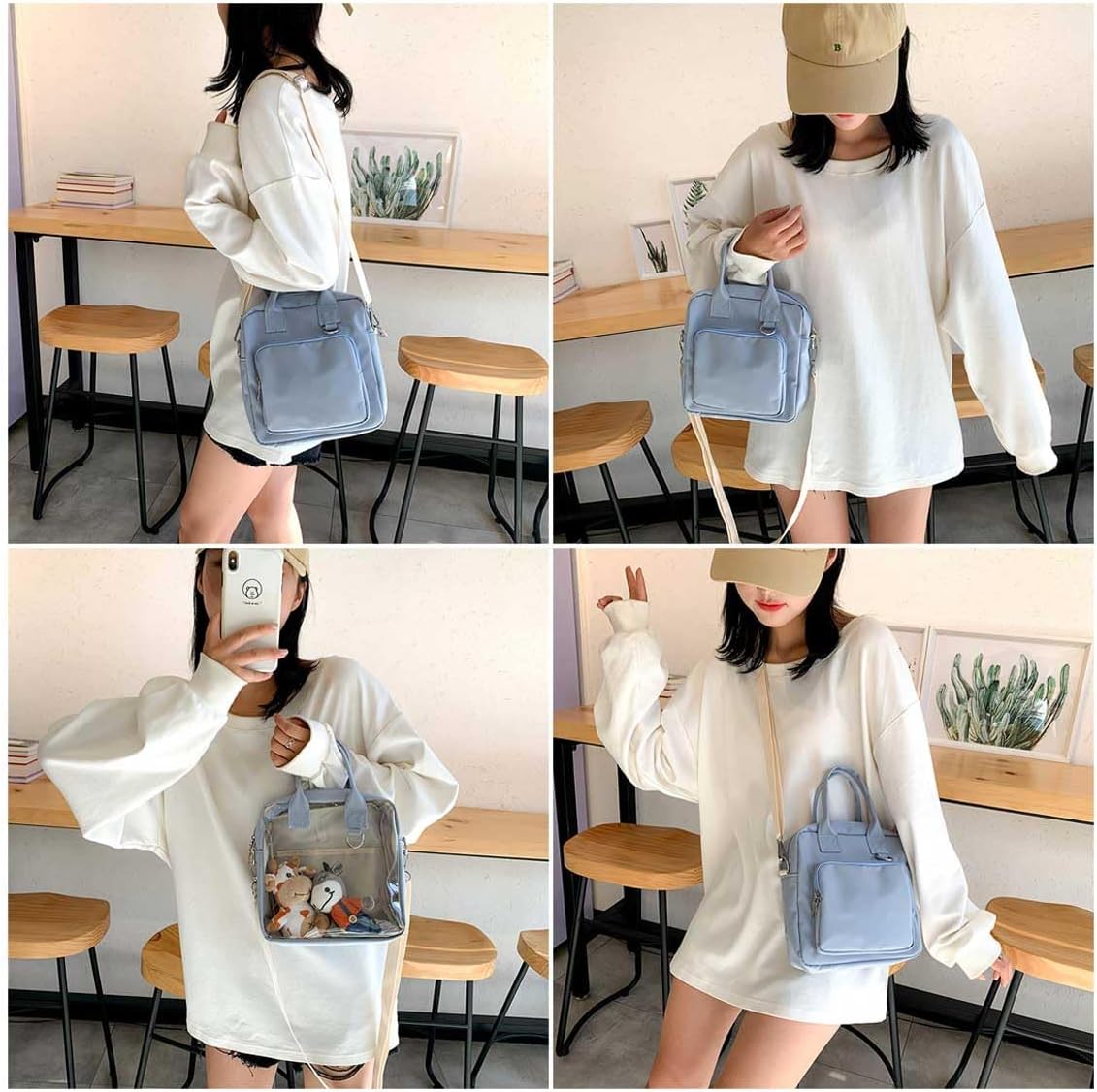 Amazon | [YQWIN] 痛バッグ 推しバッグ 20cmぬいぐるみ用 痛バ